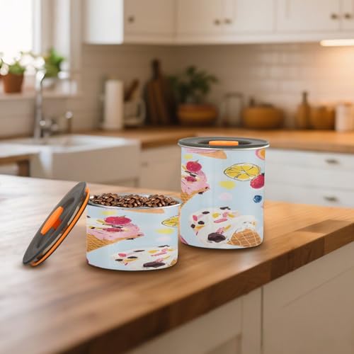 Contenedor hermético para café 500ml acero inoxidable miniatura 6