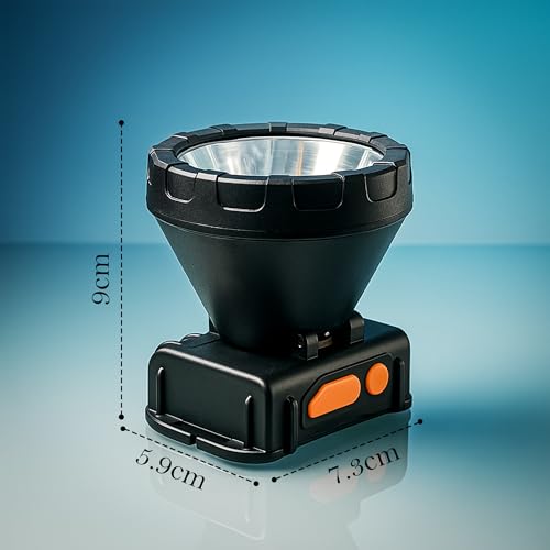 Image of Rechargeable Headlamp LED Head Torch Head Light Torch 90 Adjustable Blinking Feature for Fishing Camping Hiking Trekking Cycling Running /Camping /Fishing /Water-Resistant Ideal for Outdoor Activities