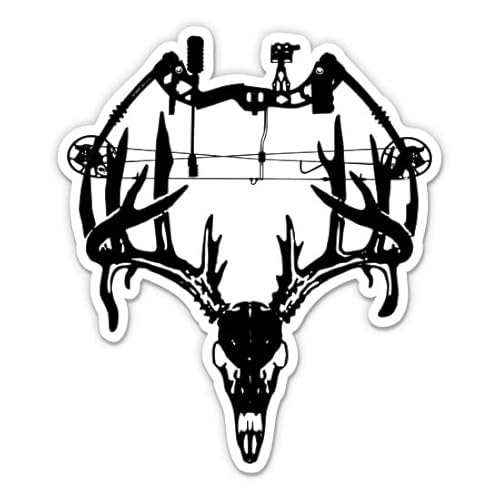 Bow Hunting Sticker 3" Waterproof Vinyl Decal