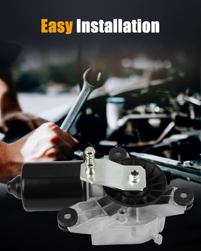 Image of ROADFAR Front Wiper Motor W /O Control Module Replacement for 1999-2000 for Cadillac for Escalade,1991-1999 for Chevrolet for C1500 12368702;15740719;15746785 Wiper Motor 3 Pins