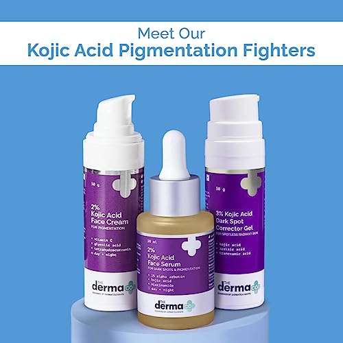 Image of The Derma Co 1% Kojic Acid Face Wash I With Niacinamide & Alpha Arbutin I Reduces Dark Spots & Pigmentation I Cleanses & Brightens Skin I Non-Drying Formula I For All Skin Types - 150 ml (Pack of 2)