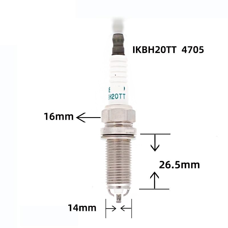 Bougies d'allumage IKBH20TT 4705 Iridium Platinum 90919-01249