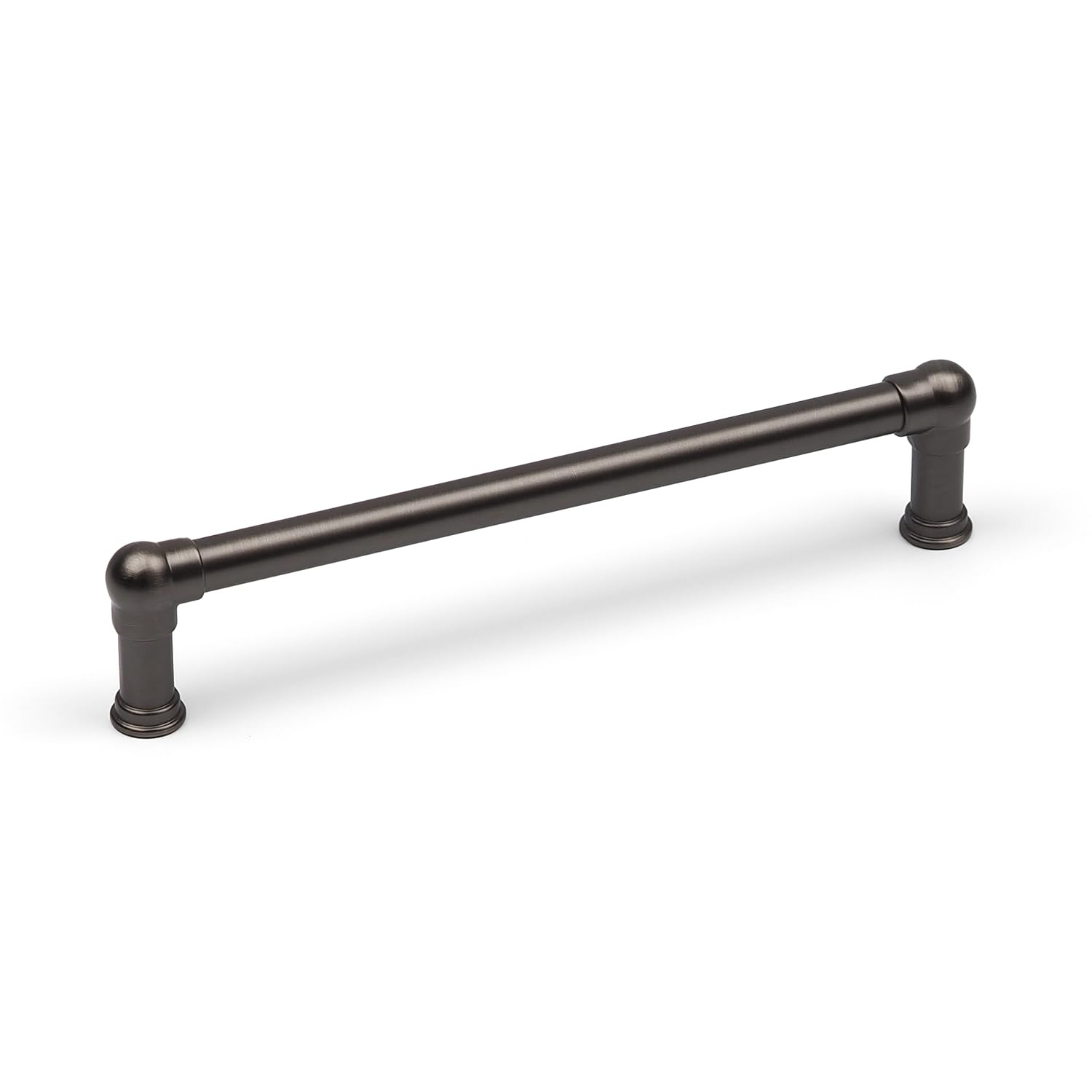 Handle & Home Grey Brushed Industrial Pipe Style Cabinet D Bar Handles - 160Mm Handle