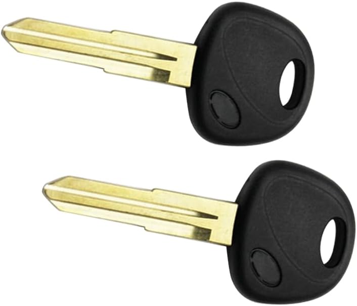 2pieces Ignition Start Key Uncut Blade Blank Case Compatible for Hyundai Elantra Sonata Tucson