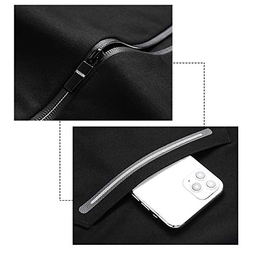 DOSLAVIDA Men's Athletic Tracksuit Casual 2 Piece Running Jogging Track Suit Sets Long Sleeve Full Zip Hooded Sweatsuits4