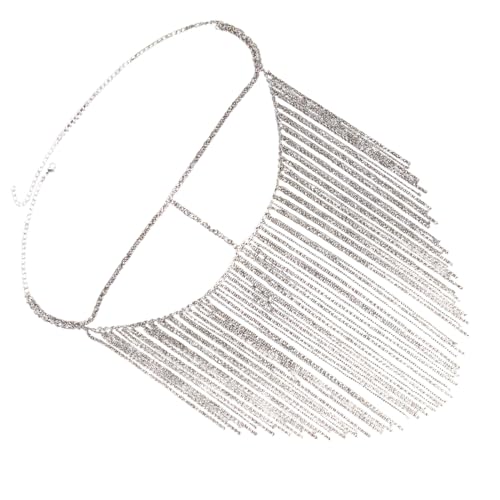 Joyería de cara de cristal reflectante que estiliza el rostro con un brillo de diamantes único 5