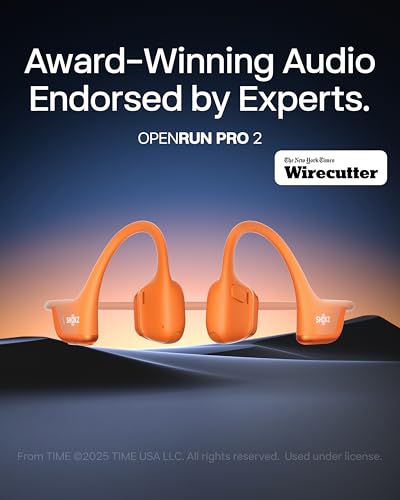 Image of SHOKZ New OpenRun Pro 2 Mini-Open-Ear, Bone Conduction Sport Headphones -with Reflective Strip -Sweat Resistant, Workout Headphones -Secure, Wireless, Comfortable Fit-Deep Bass and Smart Mic App