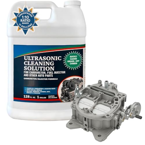 Image of NORTHWEST ENTERPRISES Ultrasonic Cleaner Solution for Carburetors and Engine Parts. Industrial Strength Concentrated Washing Compound for Ultrasonic Machines & Immersion Washers - Makes 11 Gallons!
