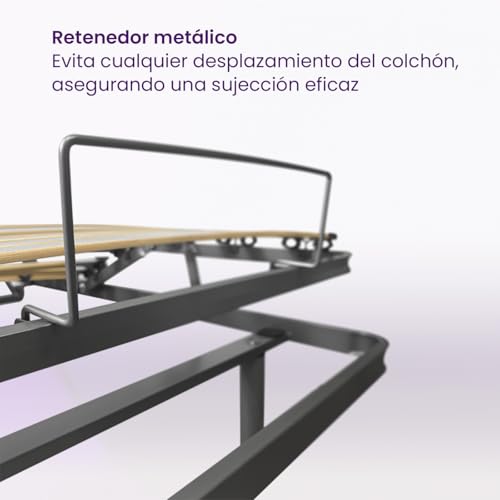 Mattfy - Elektrisches Gelenkbett Flexipro, 5 Ebenen, verstärkter Rahmen, zuverlässig und leise, Deutscher Motor, 90 x 190 – Bild 6