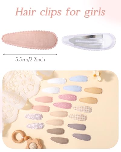 doboi 20 pinzas para cabello infantil con lazo floral miniatura 2