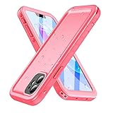 SPORTLINK iPhone 11対応 防水 耐衝撃ケース - フルボディ 高耐久 水中 防塵 頑丈 360 保護 ミリタリーグレード アウトドア 6.1インチ カメラ/スクリーンプロテクター付き (ピンク)