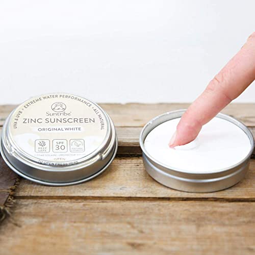Suntribe Bio-Zinksonnencreme Gesicht & Sport LSF 30-100% Zink - Riff freundlich/Reef safe - 3 Inhaltsstoffe - Wasserfest… - Image 5