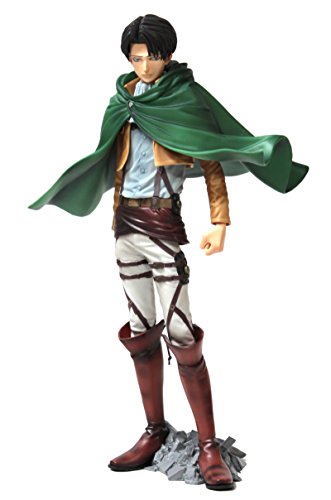 Banpresto Attack on Titan Master Stars Piece 49088 9.5" Levi Ackerman Action Figure, Grey, 9.5 Inches - Image 2