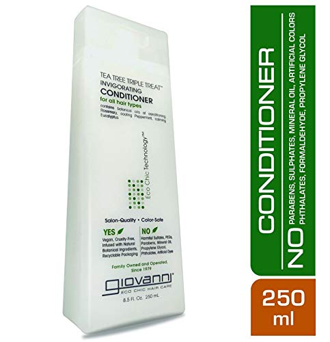 Giovanni Cosmetics Tea Tree Triple Treat Invigorating Conditioner 8.5 oz, No Color, 251.37 ml (Pack of 1) - Image 3