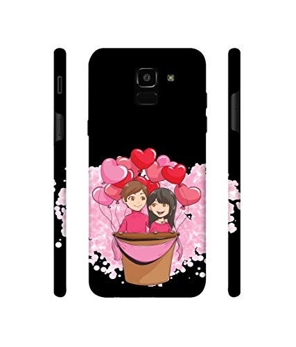 Image of Amazon Brand - Solimo Designer Boy and Girl 3D Printed Hard Back Case Mobile Cover for Samsung Galaxy J6