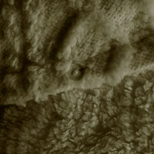 OHS King Size Fleece Duvet Cover Sets, Ultra Soft Warm Fleece Luxurious Cable Knit Design Winter King Size Bedding Set with 2 Matching Pillowcases, Woodland Green - Cosy Home Interiors OHS King Size Fleece Duvet Cover Sets, Ultra Soft Warm Fleece Luxurious Cable Knit Design Winter King Size Bedding Set with 2 Matching Pillowcases, Woodland Green - Image 6