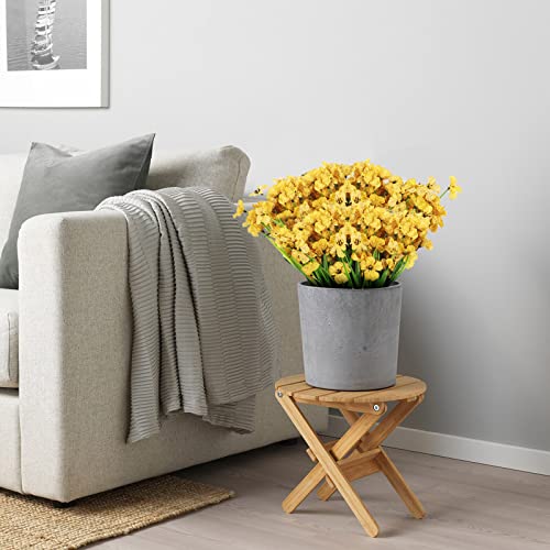 Stylifing 20 Pcs Artificial Outdoor Flowers Uv Resistant Fake Flowers No Fade Faux Plastic Greenery Shrubs Garden Porch Window Box Decor #TOP5