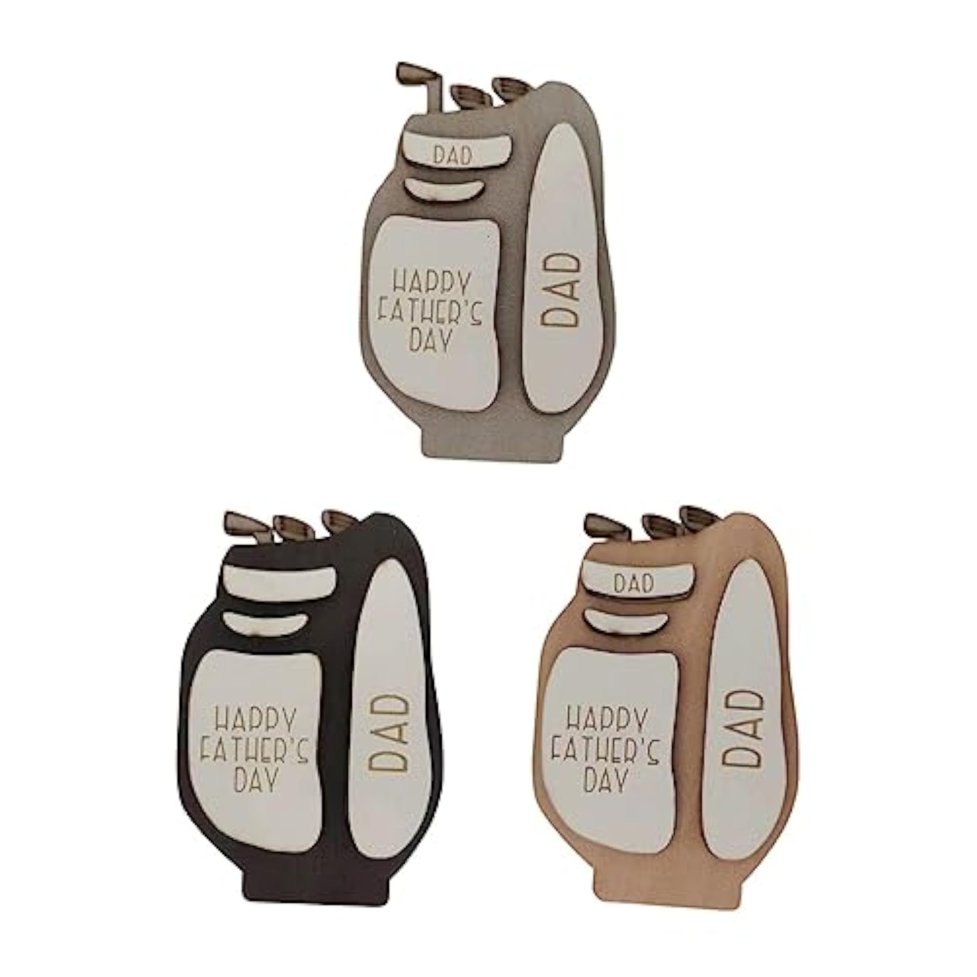 Father's Day Money Clip Golf Bag Wallet Gift