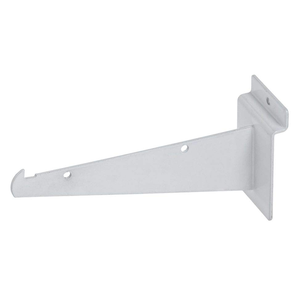 Slatwall Shelf Bracket by HUBERT – White, Model 1724