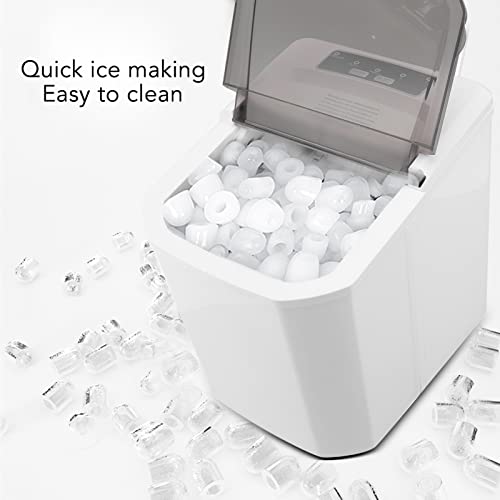 Máquina compacta para hacer hielo de encimera 160W miniatura 7