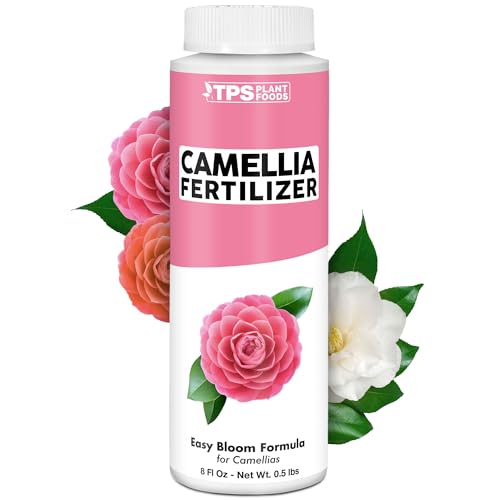 Camellia Fertilizer Liquid Plant Food for More Blooms Rich Green Leaves & Stronger Root Development 8 oz