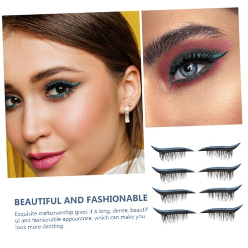 Mipcase 28 pares adhesivos para maquillaje de ojos miniatura 5