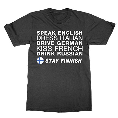 T-shirt Speak English humour et style cosmopolite moderne pour homme et femme