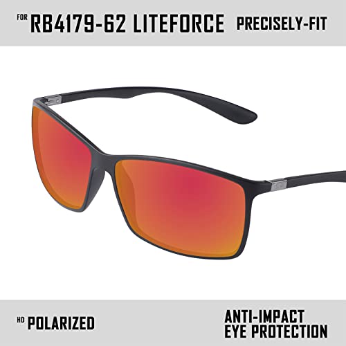 Image of Polarized Replacement Lenses for Ray-Ban Liteforce RB4179 62mm Sunglass
