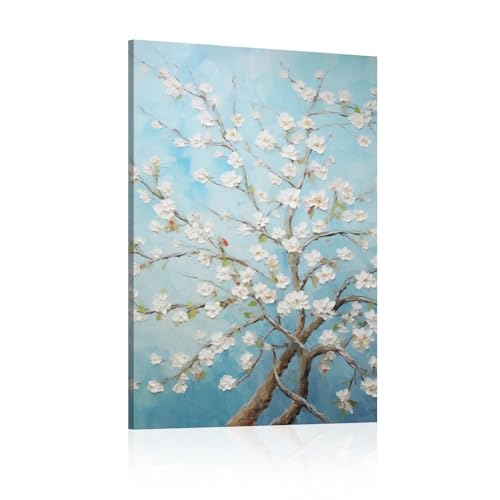 Art mural fleurs vintage de grand format avec cadre interne