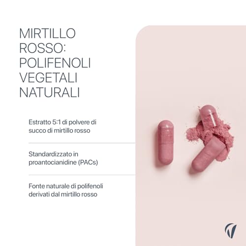 Cranberry Con Vitamina C – 1250 Mg Di Succo Di Mirtillo Rosso In Polvere Al Giorno – 37,5 Mg Pac – 180 Capsule Vegane – Senza Additivi Inutili – Vitavea - 4