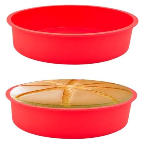 LANYOTA Silicone 8-Inch Round Cake Pans Cover