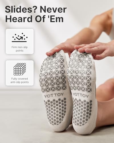 YOTTOY Pilates Socks for Women(6 Pairs)–Breathable - image 2