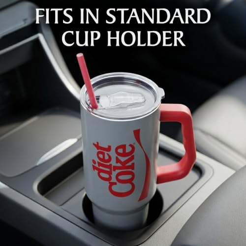 Image of Silver Buffalo Coca-Cola Diet Coke Vertical, Stainless Steel Tumbler, 40oz