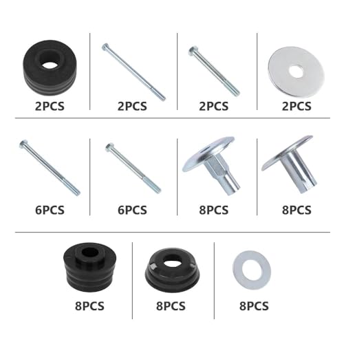image for G-PLUS Body Mount Bushing Kit Compatible with Ford F250 F350 Super Dut