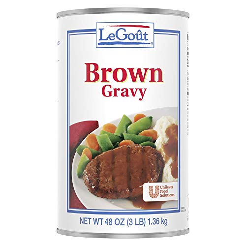 LeGoût Brown Gravy Cans, 48 Oz, 12 Pack