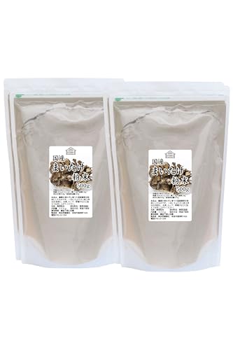 自然健康社 まいたけ粉末 1kg×2個 パウダー 舞茸茶 無添加