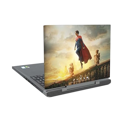 Autocollant Flash Supergirl Dell Inspiron 15 anti-rayures