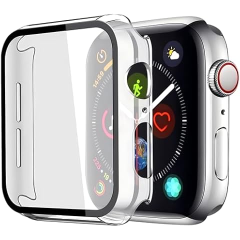 Whioltl Clear Case with Screen Protector for Apple Watch Cover