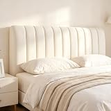 WIBELRYUSN Bett Kopfteil Bezug, Betthusse 180/200cm, Gesteppt Bett Kopfteil Hussen, Staubdichte Dehnbare Kopfteilbezug, Überzug Verdickt All-Inclusive Bettkopfteil Bezug für Schlafzimmer