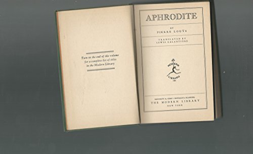 Aphrodite B000NWNME6 Book Cover