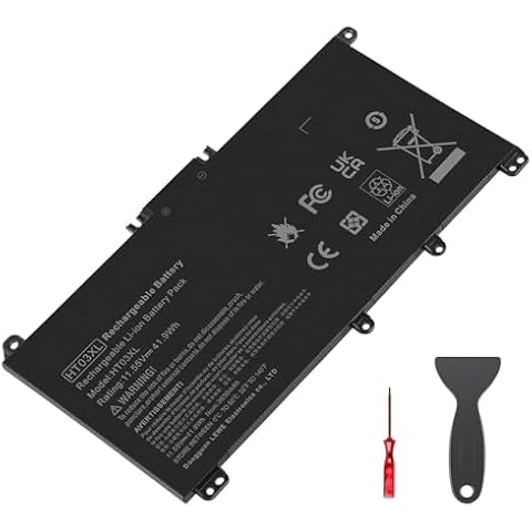 PASUKTER HT03XL Laptop Battery for HP Cover