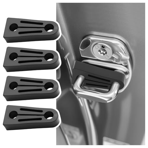 Purthog 4PCS 2026 New Car Door Shock Absorber Pad,Non-Slip Car Door Lock Cover Pad for Vibration and Noise Damping,Universal Cars Doors Latch Cover Pads for Cars,SUVs,Trucks