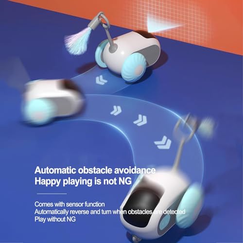 Brinquedo interativo para gatos | Brinquedo para gato com controle remoto e movimento automático - B