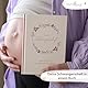 MINTKIND® Schwangerschaftstagebuch Meine Schwangerschaft A5 Blumen Rosa I Hardcover Tagebuch zum Eintragen I Geschenk für Schwangere und werdende Mütter | Schwangerschaft Fotoalbum Baby Album