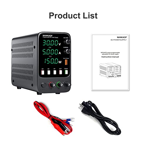 Alimentation CC variable 30V pour espace de bricolage et labo