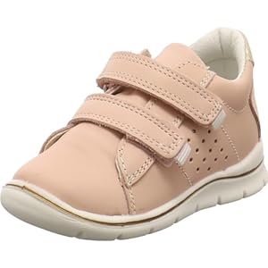 Imac Kinder Sneaker Skate für Mädchen aus Echtleder in Rosa mit Klettverschluss. rosa Gr. 21