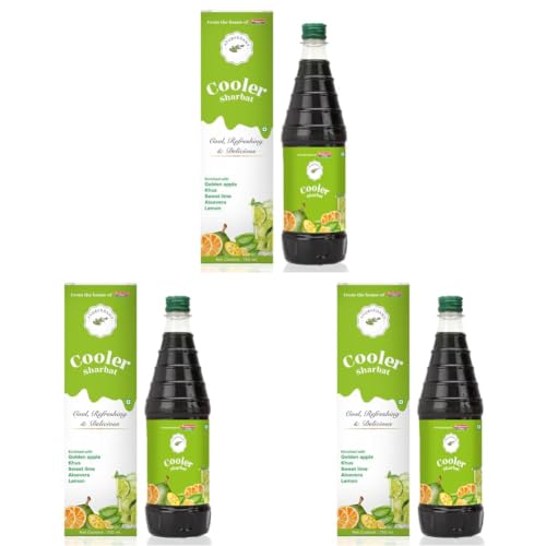 Image of Ayurvedant Cooler Sharbat Refreshing Herbal Drink Mix with Natural Ingredients - Ideal for Hydration & Cooling (750 ML) (Pack of 3)