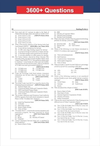 Image of Disha 94 Topic-wise General / Banking / Economy Awareness Previous Year Question Bank for IBPS / SBI / RRB / RBI Bank Clerk / PO Prelim & Main Exams (2010 - 2026) 10th Edn | 100% Solved GK PYQs