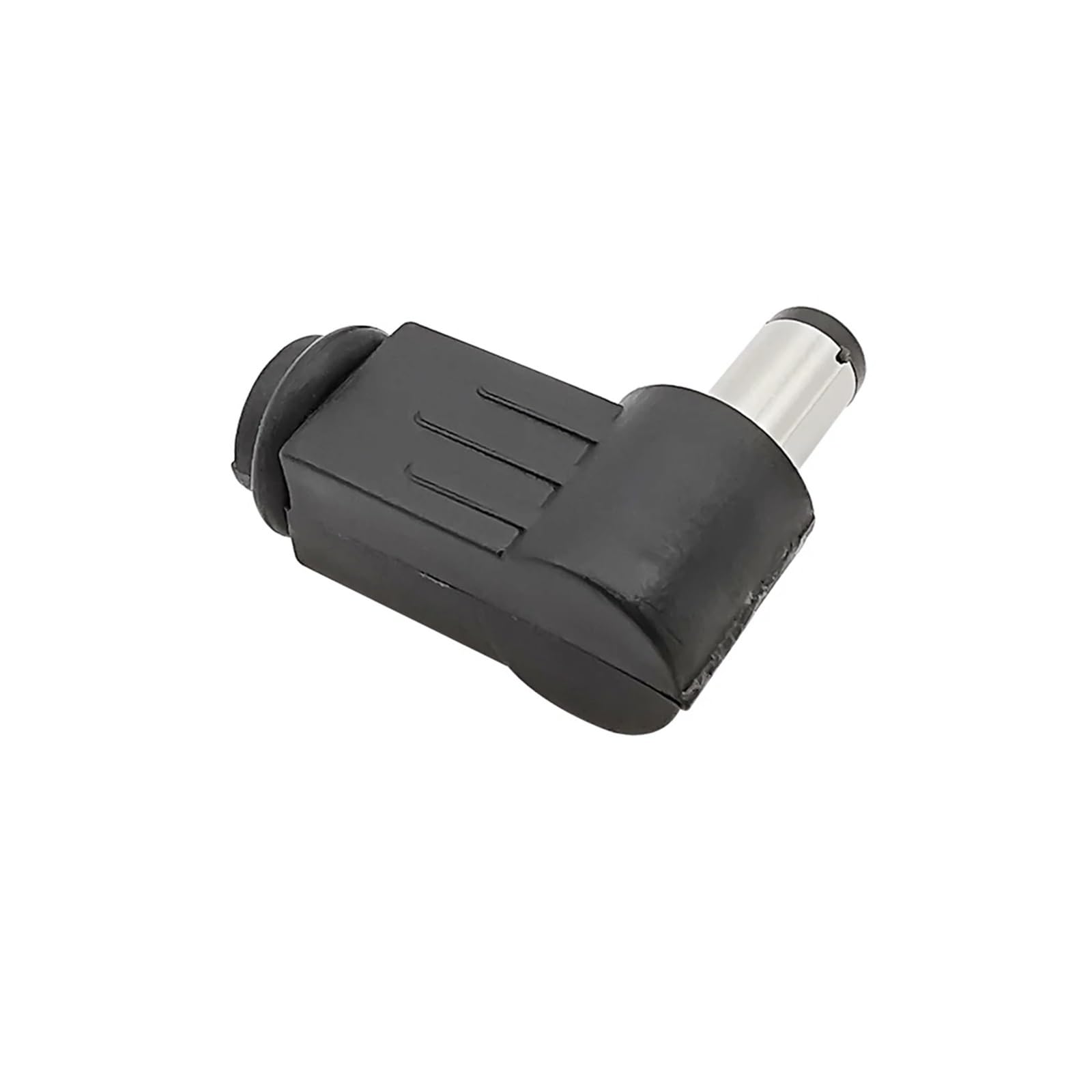 Conector adaptador de soldadura de enchufe macho de alimentación CC de ángulo recto de 5,5mm X 2,1mm, conectores de montaje de enchufe de CC de 90 grados, 5,5x2,1mm(10Pcs)