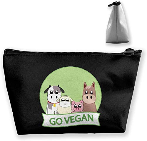 Preisvergleich Produktbild Go Vegan Kulturbeutel, tragbar, Tiermotiv